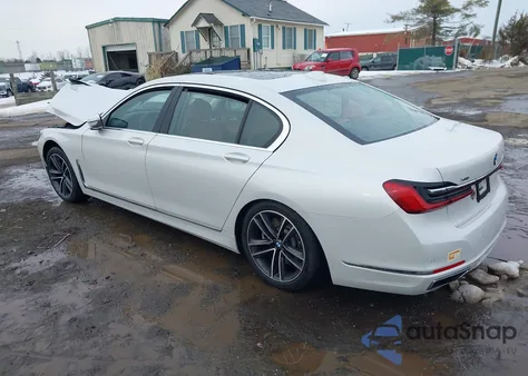 2021 BMW 750I xDrive from USA, damaged, VIN WBA7U2C08MCF73551
